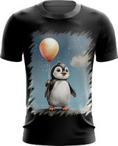 Camiseta Dryfit Bebê Pinguim com Balões Crianças 12 - Kasubeck Store