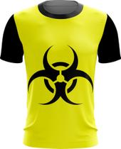 Camiseta Dryfit Biohazard Perigo Biológico Stay Away 1