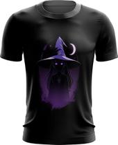 Camiseta Dryfit Bruxa Halloween Púrpura 19