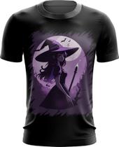 Camiseta Dryfit Bruxa Halloween Púrpura Festa 3 - Kasubeck Store