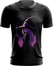 Camiseta Dryfit Bruxa Halloween Púrpura Festa 7
