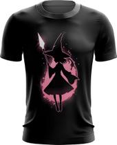 Camiseta Dryfit Bruxa Halloween Rosa 12