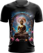 Camiseta Dryfit Buda Universo Lótus Imortalidade 3 Camiseta Dryfit Buda Universo Lótus Imortalidade 3