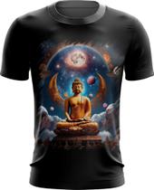 Camiseta Dryfit Buda Universo Lótus Imortalidade 8 Camiseta Dryfit Buda Universo Lótus Imortalidade 8