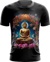 Camiseta Dryfit Buda Universo Lótus Imortalidade 9 Camiseta Dryfit Buda Universo Lótus Imortalidade 9