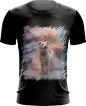 Camiseta Dryfit Cachorro Explosão de Cores Hipnotizante 3 Camiseta Dryfit Cachorro Explosão de Cores Hipnotizante 3