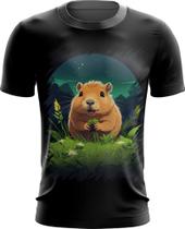 Camiseta Dryfit Capivara do Bem Animalzinho 2 Camiseta Dryfit Capivara do Bem Animalzinho 2