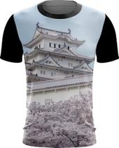 Camiseta Dryfit Castelo Japonês Samurai Ninja Japan 2