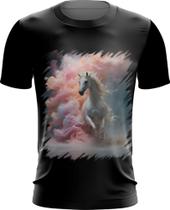 Camiseta Dryfit Cavalo Explosão de Cores Hipnotizante 1