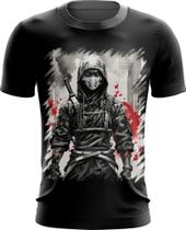 Camiseta Dryfit Ciborgue Ninja Robô Espreita 6 Camiseta Dryfit Ciborgue Ninja Robô Espreita 6
