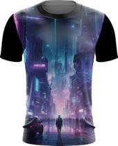 Camiseta Dryfit Cidade Futurística Cyber City Future 3