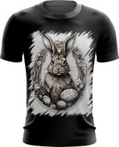 Camiseta Dryfit Coelhinho da Páscoa em Retrato 1