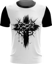 Camiseta Dryfit Cruz Cristã Jesus Cristo Espinhos 2 Camiseta Dryfit Cruz Cristã Jesus Cristo Espinhos 2