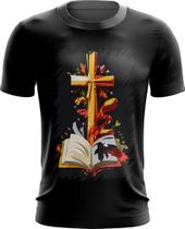 Camiseta Dryfit da Cruz de Jesus Igreja Fé 19