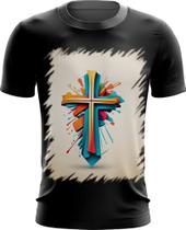 Camiseta Dryfit da Cruz de Jesus Igreja Fé 44