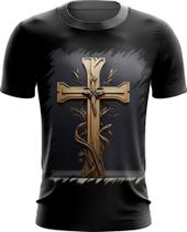 Camiseta Dryfit da Cruz de Jesus Igreja Fé 45