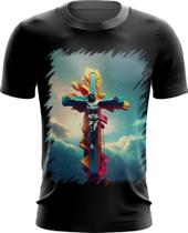 Camiseta Dryfit da Cruz de Jesus Igreja Fé 7