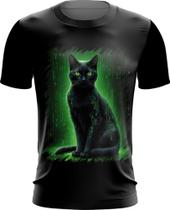 Camiseta Dryfit de Gato Oráculo Hacker Binário Mat 8 Camiseta Dryfit de Gato Oráculo Hacker Binário Mat 8