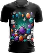 Camiseta Dryfit de Ovos de Páscoa Artísticos 10