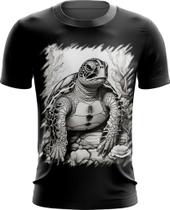 Camiseta Dryfit de Tartaruga Marinha Desenhada 9