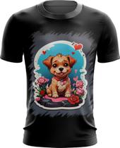 Camiseta Dryfit Dia dos Namorados Cachorrinho 10