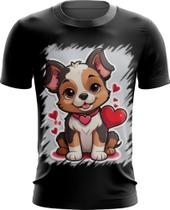 Camiseta Dryfit Dia dos Namorados Cachorrinho 14