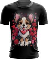 Camiseta Dryfit Dia dos Namorados Cachorrinho 17