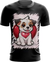Camiseta Dryfit Dia dos Namorados Cachorrinho 19
