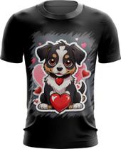 Camiseta Dryfit Dia dos Namorados Cachorrinho 25
