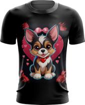 Camiseta Dryfit Dia dos Namorados Cachorrinho 8