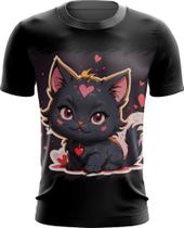 Camiseta Dryfit Dia dos Namorados Gatinho 13