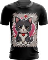 Camiseta Dryfit Dia dos Namorados Gatinho 19