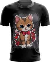 Camiseta Dryfit Dia dos Namorados Gatinho 20