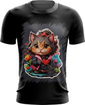 Camiseta Dryfit Dia dos Namorados Gatinho 5 - Kasubeck Store