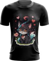 Camiseta Dryfit Dia dos Namorados Gatinho 7