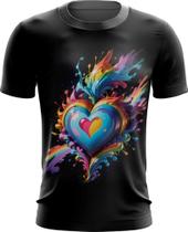 Camiseta Dryfit do Orgulho LGBT Coração Amor 9 - Kasubeck Store