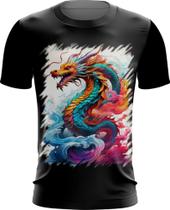 Camiseta Dryfit Dragão Chinês Lendário Mito 7 Camiseta Dryfit Dragão Chinês Lendário Mito 7
