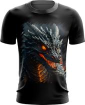 Camiseta Dryfit Dragão Dragon Chamas Infernal Fogo 5