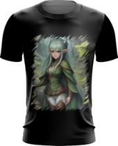 Camiseta Dryfit Elfa Linda na Floresta Mágica 3
