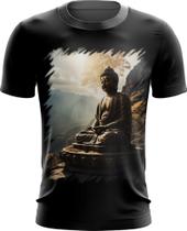 Camiseta Dryfit Estátua de Buda Iluminado Religião 1 - Kasubeck Store