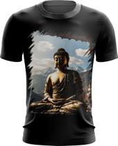 Camiseta Dryfit Estátua de Buda Iluminado Religião 11 - Kasubeck Store