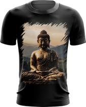 Camiseta Dryfit Estátua de Buda Iluminado Religião 16 - Kasubeck Store