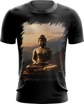 Camiseta Dryfit Estátua de Buda Iluminado Religião 17 Camiseta Dryfit Estátua de Buda Iluminado Religião 17