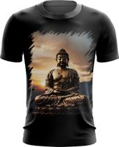 Camiseta Dryfit Estátua de Buda Iluminado Religião 18