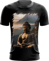 Camiseta Dryfit Estátua de Buda Iluminado Religião 19 - Kasubeck Store