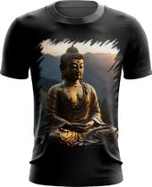 Camiseta Dryfit Estátua de Buda Iluminado Religião 22 Camiseta Dryfit Estátua de Buda Iluminado Religião 22