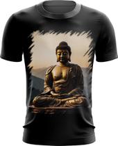 Camiseta Dryfit Estátua de Buda Iluminado Religião 23 Camiseta Dryfit Estátua de Buda Iluminado Religião 23