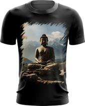 Camiseta Dryfit Estátua de Buda Iluminado Religião 3 - Kasubeck Store