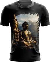 Camiseta Dryfit Estátua de Buda Iluminado Religião 4 - Kasubeck Store
