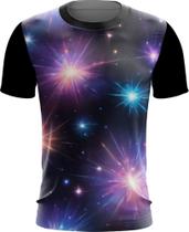 Camiseta Dryfit Estrelas Espaço Universo Galaxia 1 Camiseta Dryfit Estrelas Espaço Universo Galaxia 1